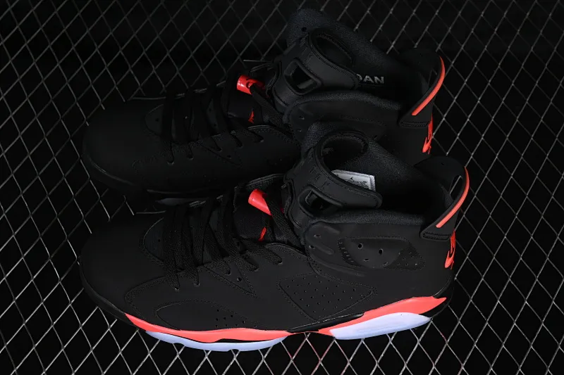 All categories Air Jordan Jordan series basketball shoes Air Jordan 6 Air Jordan 6 "Infrared" AJ6 Joe 6 new black infrared CT8529-001